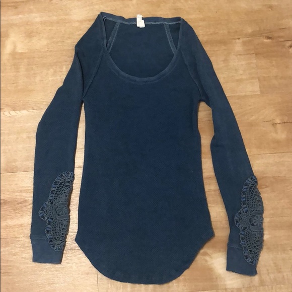 Free People Tops - Free People: We The Free thermal, detailed sleeve